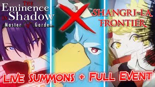 The Eminence In Shadow: Master Of Garden - Shangri-La Frontier Collab Live Summons + Full Event!