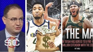 Jayson Tatum and Donovan Mitchell have Agreed to Max Contracts $195M Reported by Woj