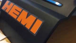 How to Apply HEMI Decals to Challenger Engine Cover