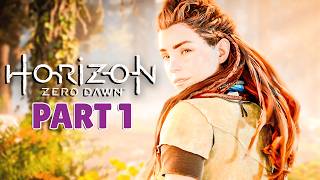 HORIZON ZERO DAWN REMASTERED - 100% Platinum Walkthrough No Commentary - PART 1 (4K 60FPS PS5)