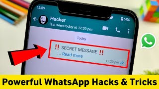 10 BAHUT TAGDI WHATSAPP TRICKS or JUGAAD ABHI TRY KARO! Hidden WhatsApp Features and Settings