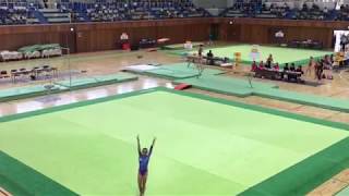 2017.7.30　中学総体　体操女子　県大会　gymnastics