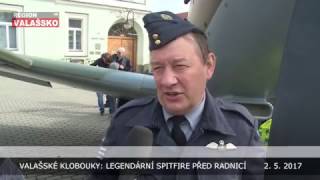 Valašské Klobouky: Legendární Spitfire před radnicí