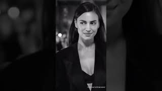 Irina Shayk modelling for a fragrance ad in Paris | Celebrity Moments #Shorts #TikTok