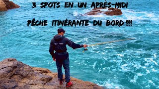 Un bel après midi à la recherche du bar sur la côte dans les vagues !