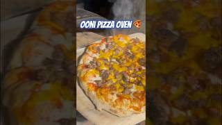 🥓 🍕 Bacon Cheeseburger PIZZA Recipe in Ooni Fyra 🔥 #shorts #pizzarecipe