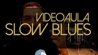 Como tocar slow blues na bateria - Blues Play Alongs