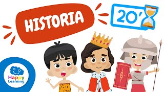 DE LA PREHISTORIA HASTA EL RENACIMIENTO | VIDEOS DE HISTORIA PARA NIÑOS | Happy Learning 📅👑⏱️