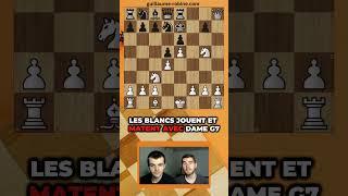 🎯 Mat en 1 coup ! Découvrez la fin du Calabrais #échecs #chess #checkmate #mat #echecs  #chesscom