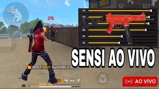 Sensibilidade Ao Vivo 😈 Melhor Sensi Para Jogar Ranqueada, SENSI SEM DPi