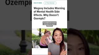 Wegovy includes warnings of mental health side effects but Ozempic doesn't. Why?