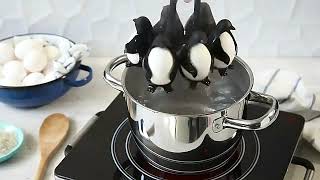 silicone penguin egg boiler