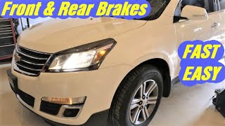 FRONT and REAR Brakes 2007-2016 Traverse Enclave Outlook Fast Easy!