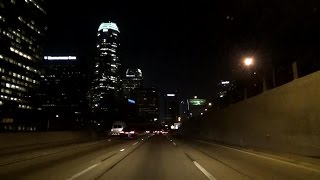 Downtown Los Angeles Freeways at Night