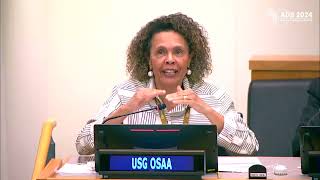 United Nations Special Adviser on Africa speaks at the High-level Policy Dialogue of the ADS 2024