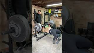 Football Bar Bench Press - 155kg - 6th May 2021