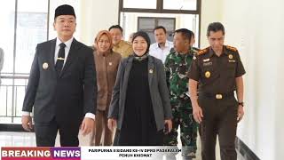 PARIPURNA II SIDANG KE-IV DPRD PAGARALAM BERJALAN KHIDMAT