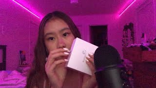 ASMR tapping on apple boxes