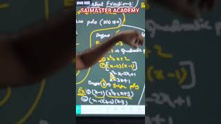 Linear, Quadratic, Qubic Polynomials with examples #polynomials #Saimasteracademy