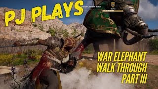 PJ Plays AC Origins: War Elephant Walk Through Part III (with commentary)