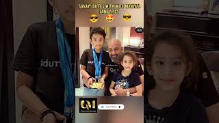 leo villan Sanjay Datt family pics 😎🤩🤩😎