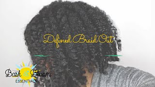 Defined Braid Out Ft. Bask & Bloom Essentials