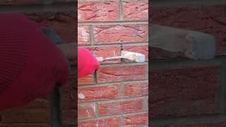 How to fix the bricks 🧱 #youtubeshorts #construction #work #fixed #satisfying #asmr