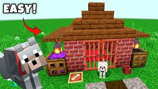 HOUSE FOR YOUR DOG TUTORIAL IN MINECRAFT#video #minecraft