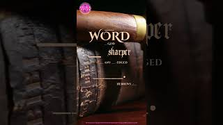 Hebrews 4:12 The Word of God is sharper...Today's Verse for Season 1: Episode 46 #shorts #bibleverse