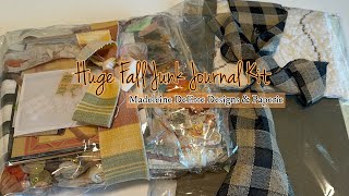 Huge fall junk journal kit unboxing // SO MUCH IN HERE! @MadeleineDeEtteDesigns