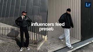 Influencers feed 13 preset | instagram feed | lightroom presets free download