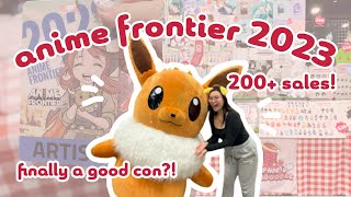 artist alley diaries | sonny angels & expenses vs profit at anime frontier 2023