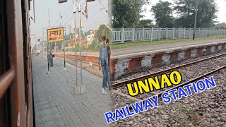 UNNAO Railway 🚂 station (UTTER PRADESH)platform number 2 full video 📸 @Trackonreact