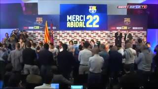 Merci Abidal  ...آخر لحظات وداع أبيدال