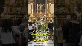 Che tu vadain chiesa o no, se Dio è buono con te, grida Amen!  #gesu #gesù