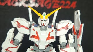 Let's look at HG Unicorn Gundam.