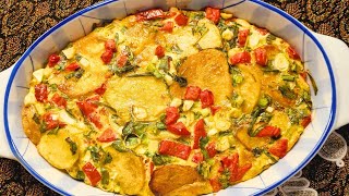 My Grandma's Herb-Infused Potato and Egg Bake! The Most Delicious and Easy Recipe for Any Meal