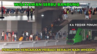 BUNGKAM KRITIK & NYINYIR.! Penumpang WHOOSH NAIK 25% REKOR Tertinggi Angkut 21.500 Orang Perhari