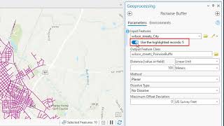 Use Geoprocessing Selections & Filters in ArcGIS Pro