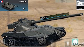 The best light tank Char 25t - War Thunder Mobile