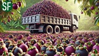 How Thai Farmers Grow and Harvest Hundreds of Tons of Mangosteen | Farming Documentary