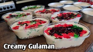 Creamy Gulaman Dessert Idea Recipe Madiskarteng Nanay by mhelchoice