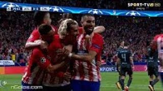 Atletico Madrid vs Chelsea 1-0 Griezmann Penalty Goal 27/09/2017