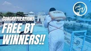 WINNERS of FREE BT!!! Nov-13-2020