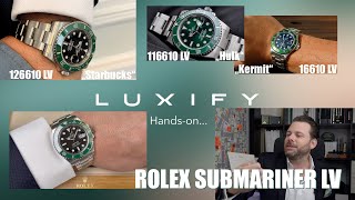 Die neue Rolex Submariner 126610LV - Review & Geschichte der Frogmariner, Kermit, Hulk und Starbucks