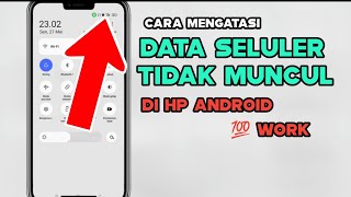 CARA MENGATASI DATA SELULER TIDAK MUNCUL