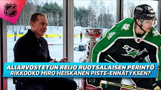 Puolustajapioneeri Reijo Ruotsalaisen perintö | Rikkooko Miro Heiskanen piste-ennätyksen?