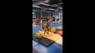 MaxForm Training System: Clean 100kg x 2 (BW 72kg)