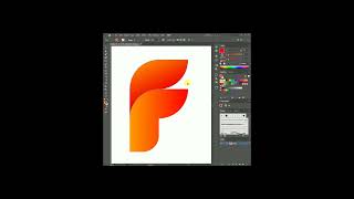 F Letter logo Design #youtubeshorts #logodesign #shorts #graphicdesign #freelancer #letterlogodesign