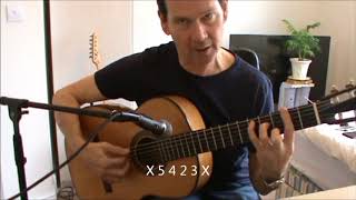 How to play Shape of my Heart by Sting and Dominic Miller (English)